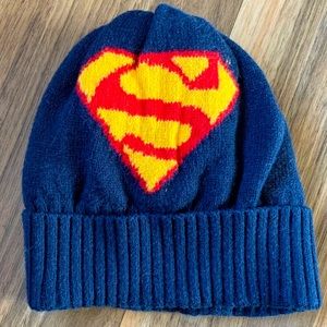 Junk Food Baby Gap Boys Superman Beanie Size XS/S